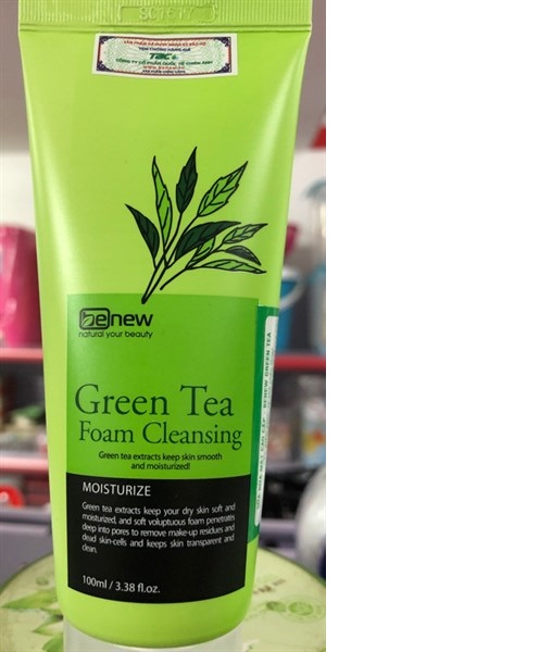 Sữa rửa mặt Benew trà xanh Green Tea Hàn quôc 100ml