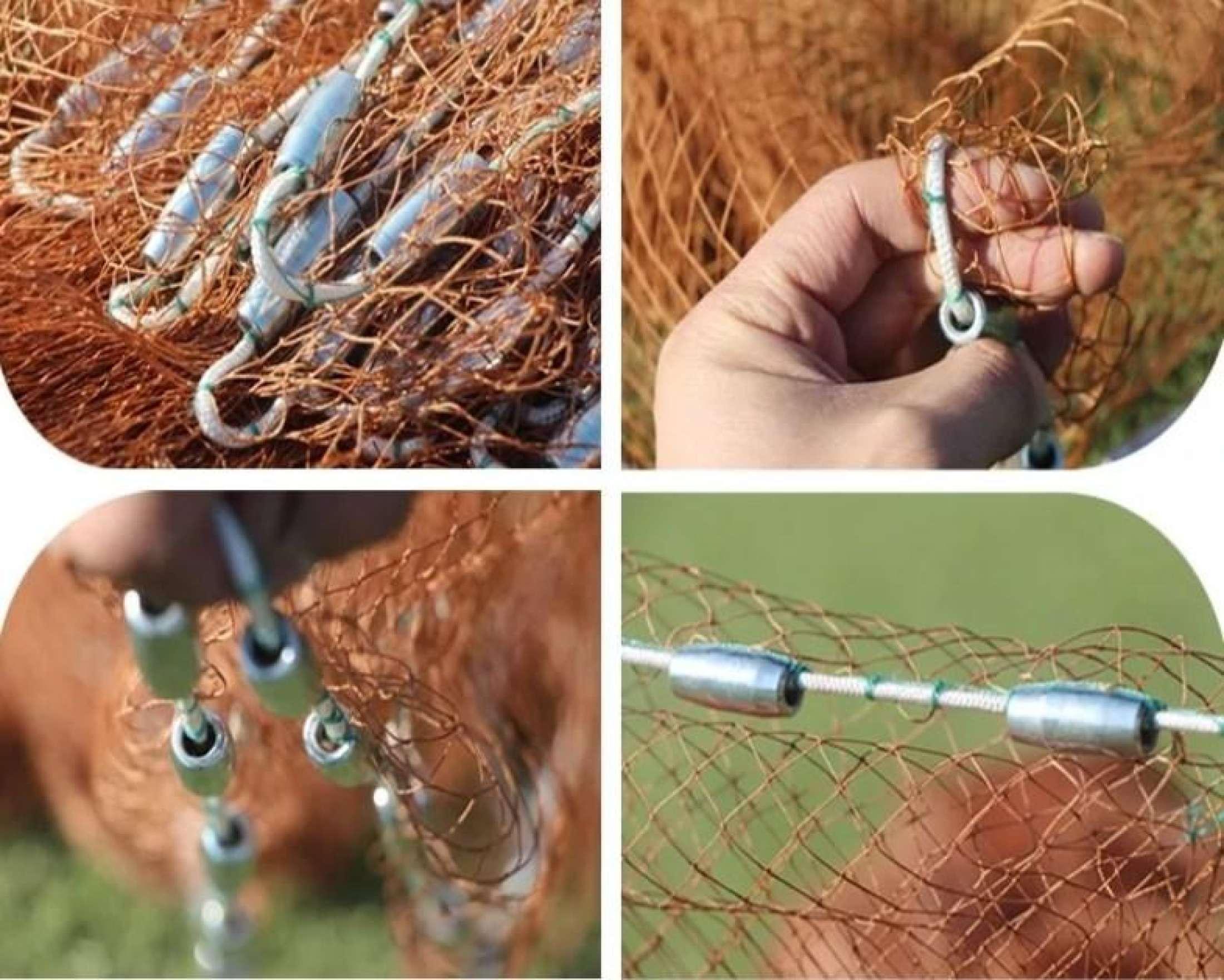 Chài Dù Bắt Cá Chân Chì Đúc Thái Lan cao 2m5 bung 5m ( Ngu Long )