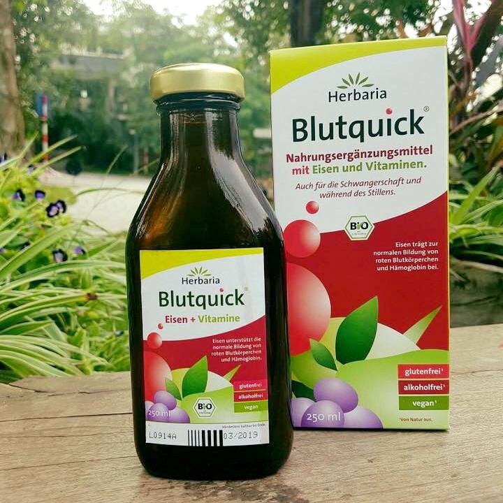 Dung dịch bổ sung sắt hữu cơ Blutquick 500ml