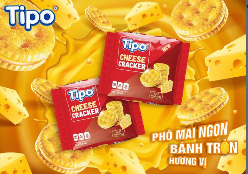 [000] Bánh Tipo craker cheese 112g