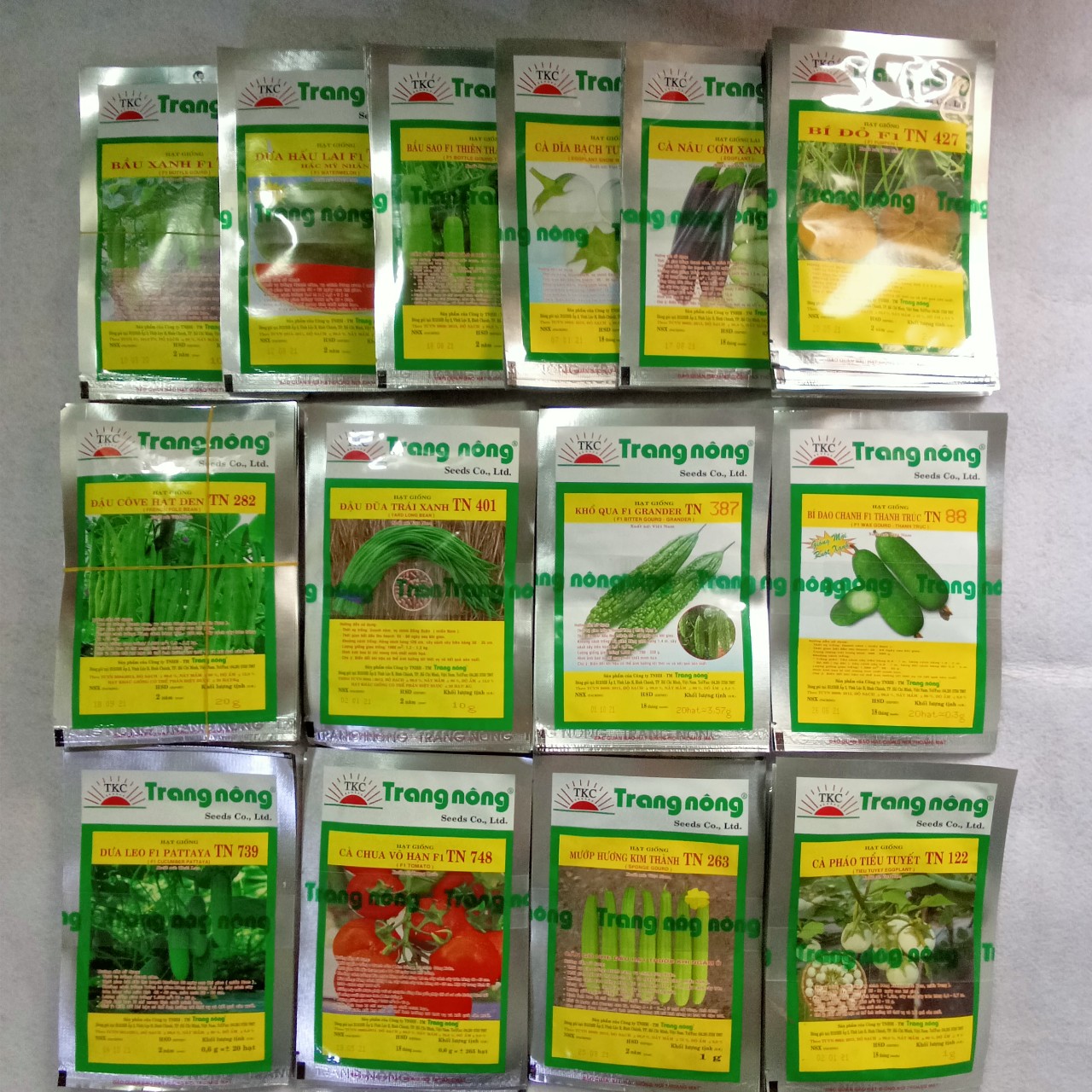 HẠT GIỐNG RAU ĂN QUẢ  HIỆU TRANG NÔNG