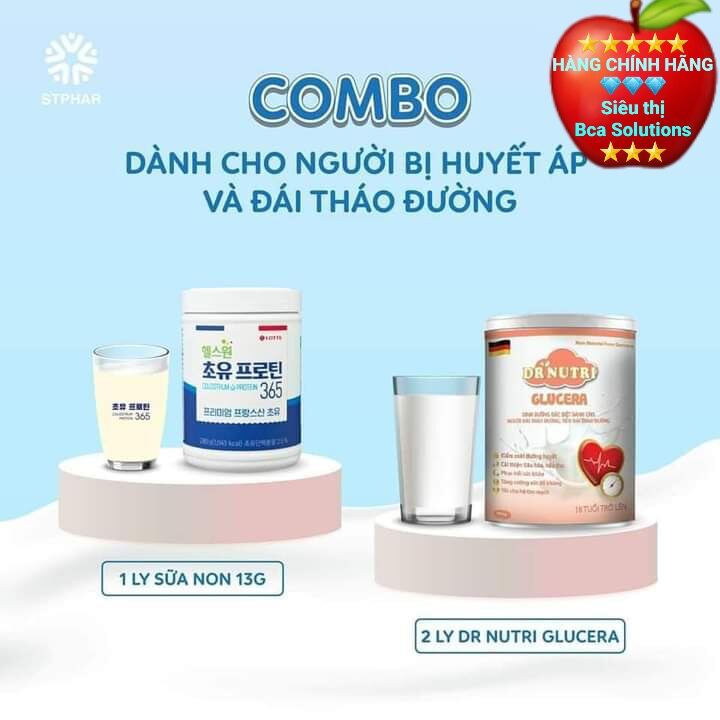 Combo sữa dành cho người bị huyết áp và đái tháo đường STPHAR