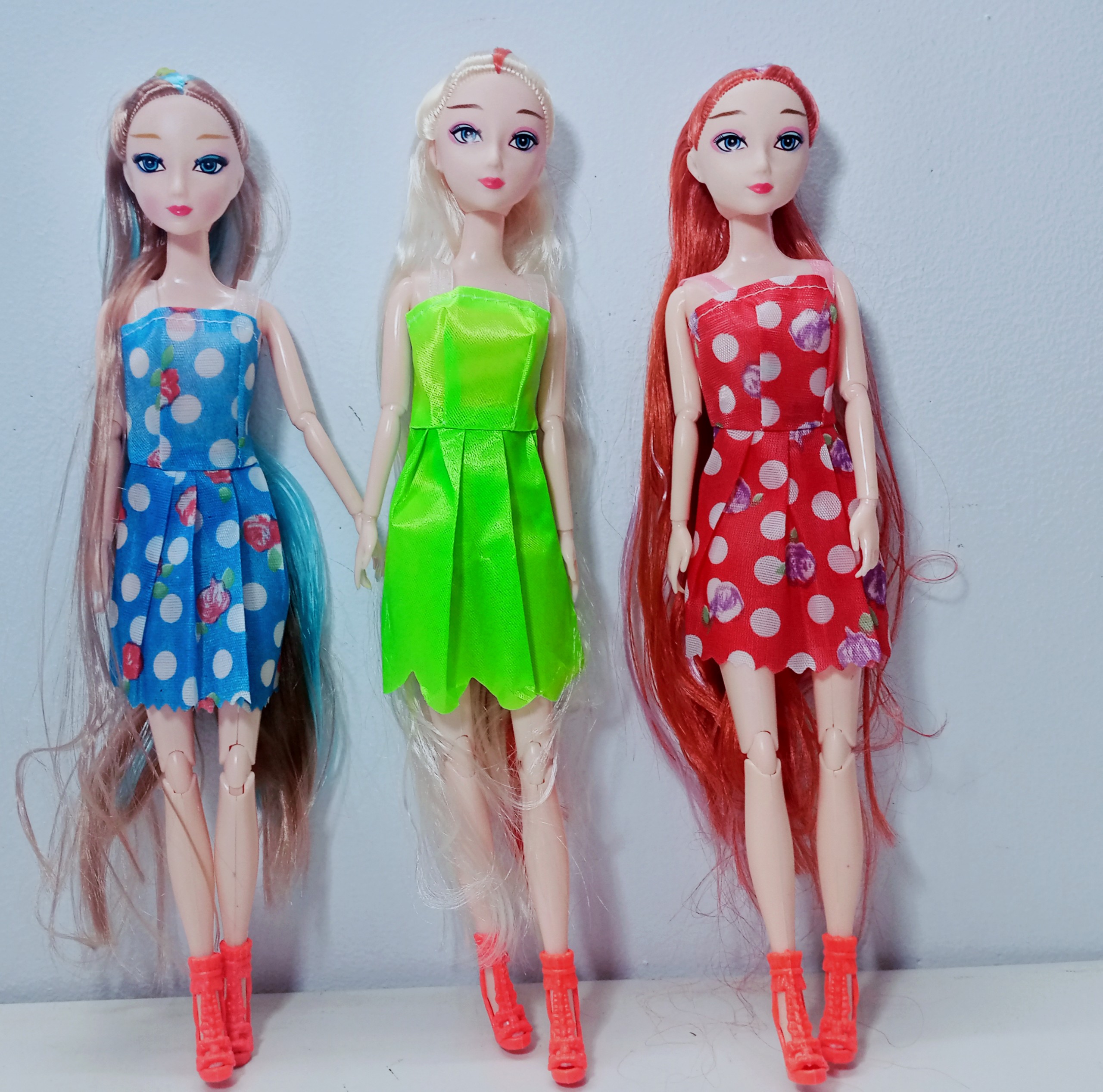 Búp bê bjd 18 khớp cao 30cm váy nhiều màu