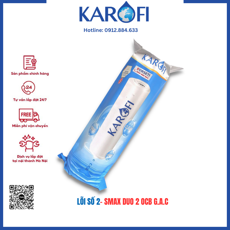 Bộ 3 lõi lọc nước 123 karofi