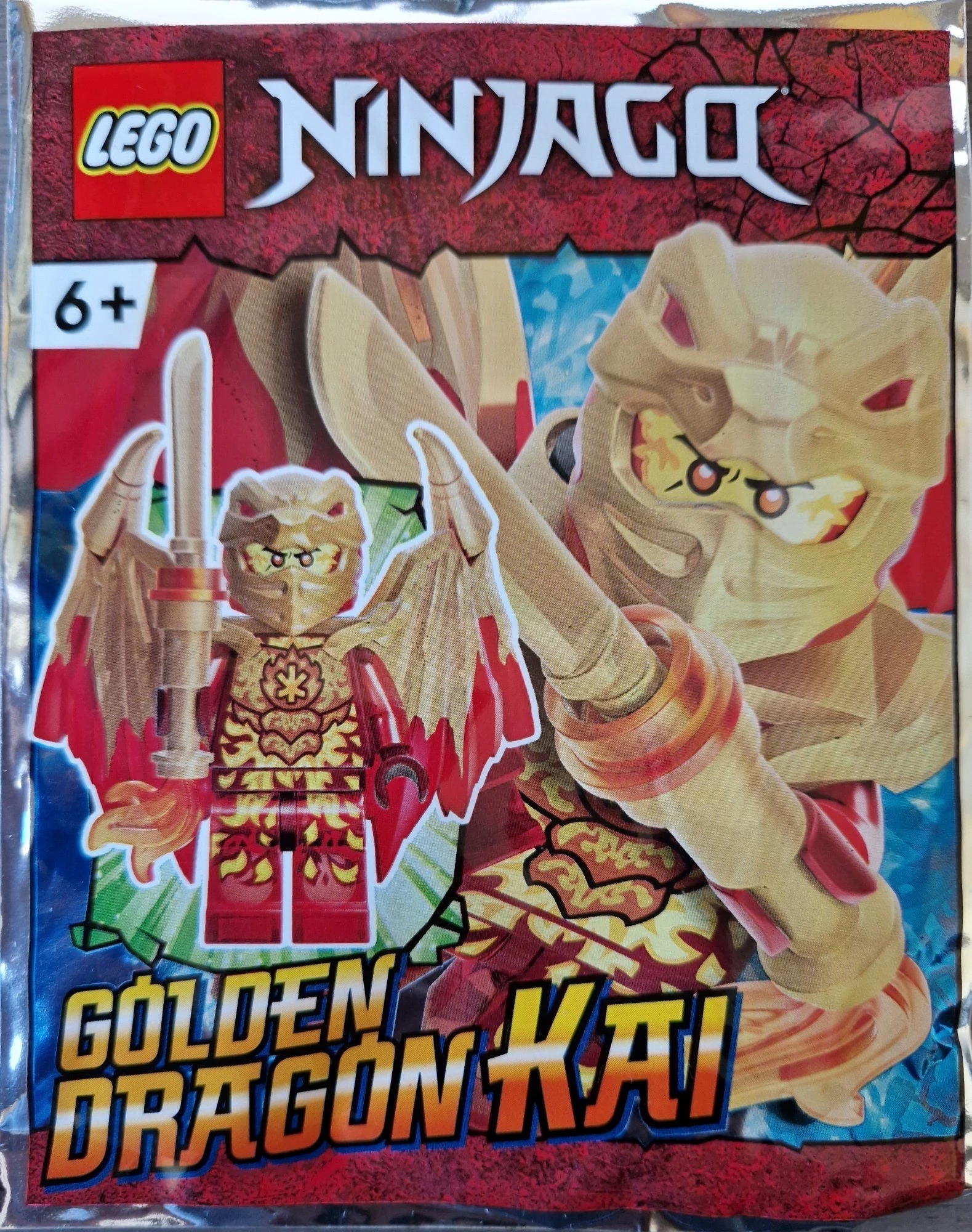 892291 lego ninjago crystalized golden dragon kai - nhân vật kai rồng vàng