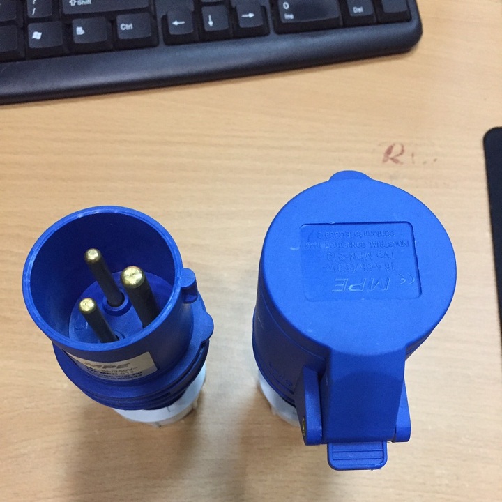 Ổ CẮM CÔNG NGHIỆP, PHÍCH CẮM 16A MPE