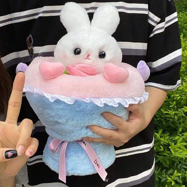 Gấu Bông Thỏ Hoa Xinh Xắn 30cm