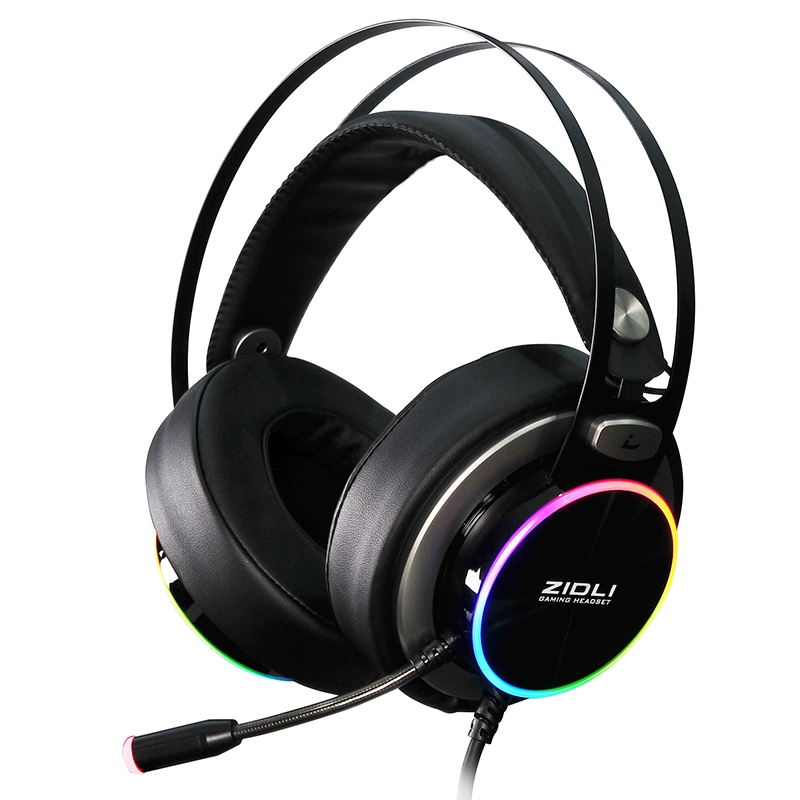 Tai Nghe Gaming ZIDLI ZH20 (7.1, USB, RGB) - Patech Electronics