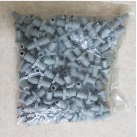 Set 5 cái Khởi thủy nối béc trơn -  ngạnh 6 mm (màu xám)