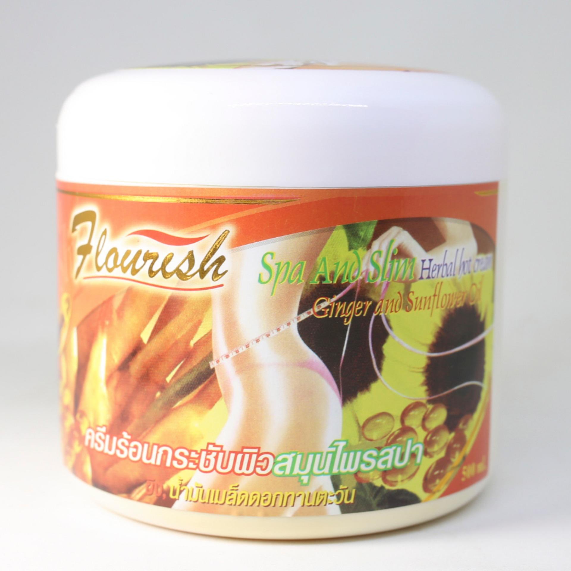 [HCM]Kem tan mỡ bụng gừng ớt Flourish Thái Lan