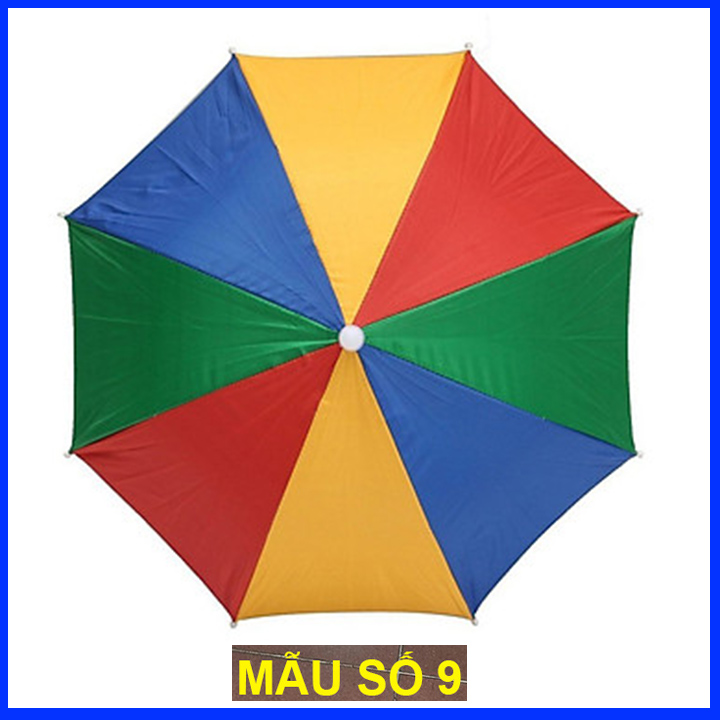 Ô Dù Đội Đầu Câu Cá, Du Lịch, Chụp Ảnh - Dù Nón Đội Đầu Cao Cấp