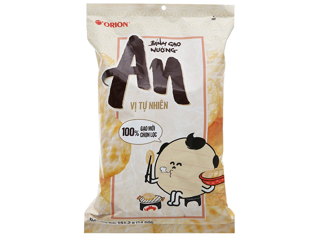 Bánh Gạo Nướng An Orion Vị Tự Nhiên (Gói 151.2g)