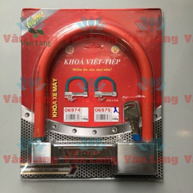 Khoá chữ u việt tiệp loại 1 gồm 2 chìa vi tính