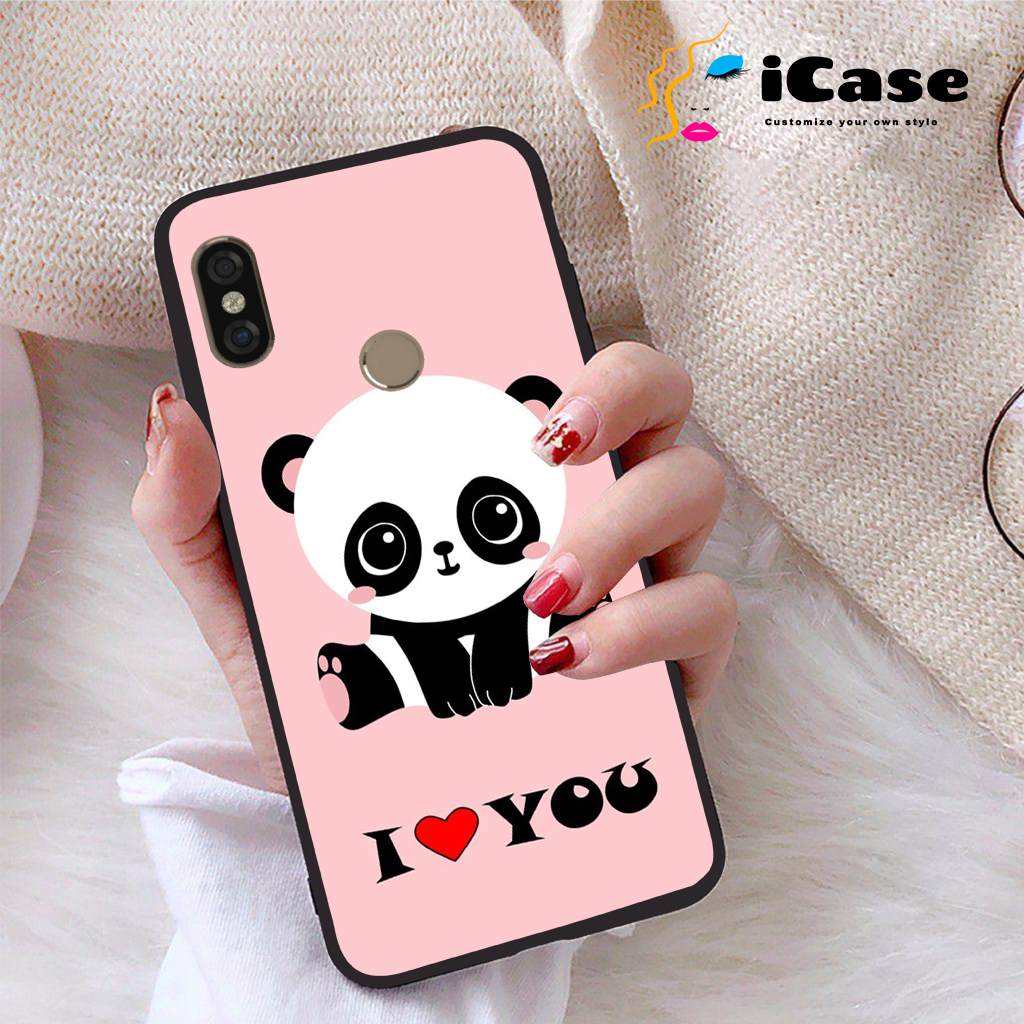 Ốp lưng Xiaomi Redmi Note 5 Pro viền dẻo TPU BST Panda