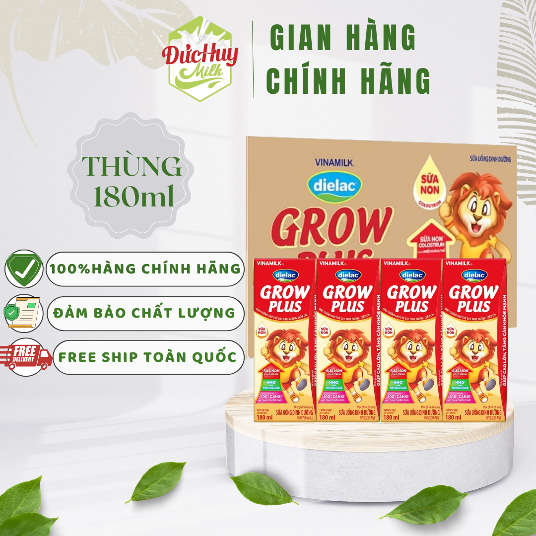 Box of 48 Boxes of Dielac Growplus Ready-To-Drink Powdered Milk 110Ml/180Ml