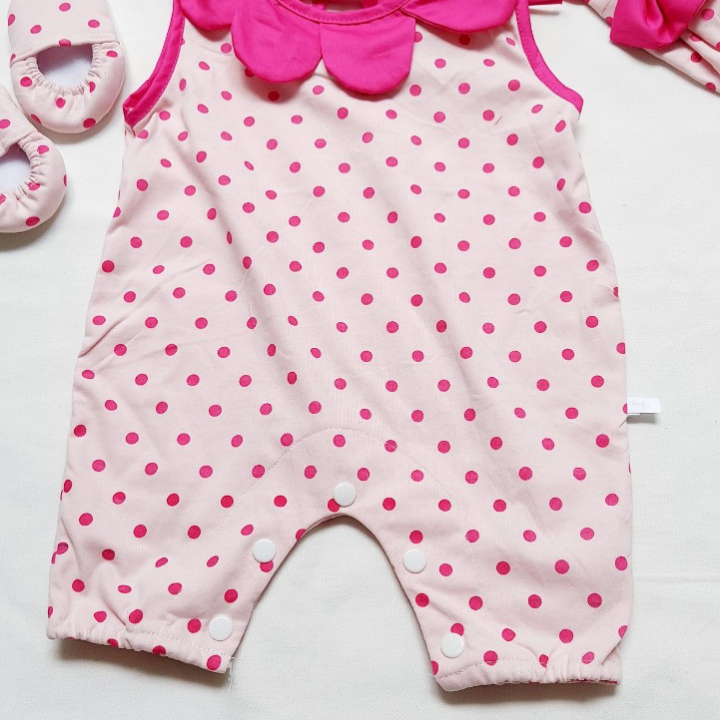 [HCM]BODY BI HỒNG CHO BÉ SÉT 3 MÓN
