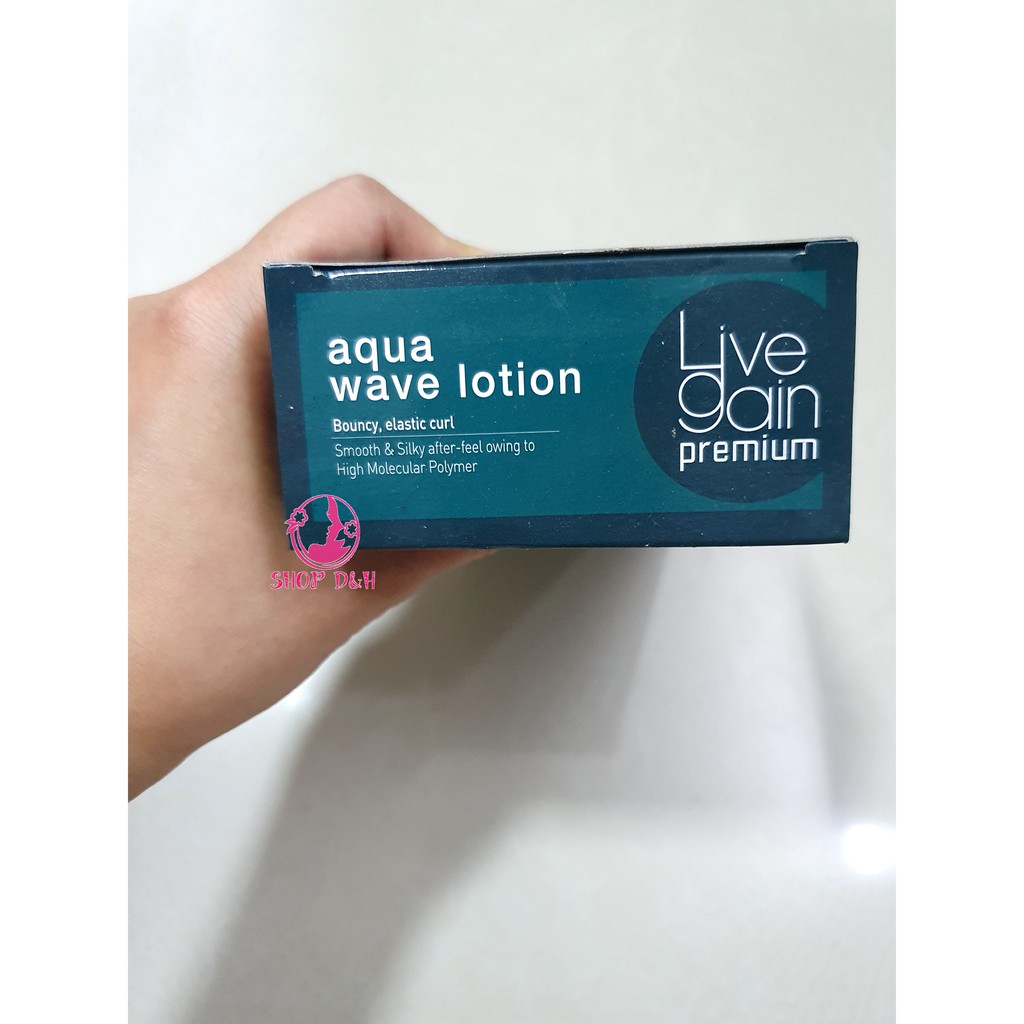 Thuốc Uốn Tóc Livegain Premium Aqua (Cysteine Wave Lotion + Wave Lotion)| - Aqua Cysteine Wave Lotion