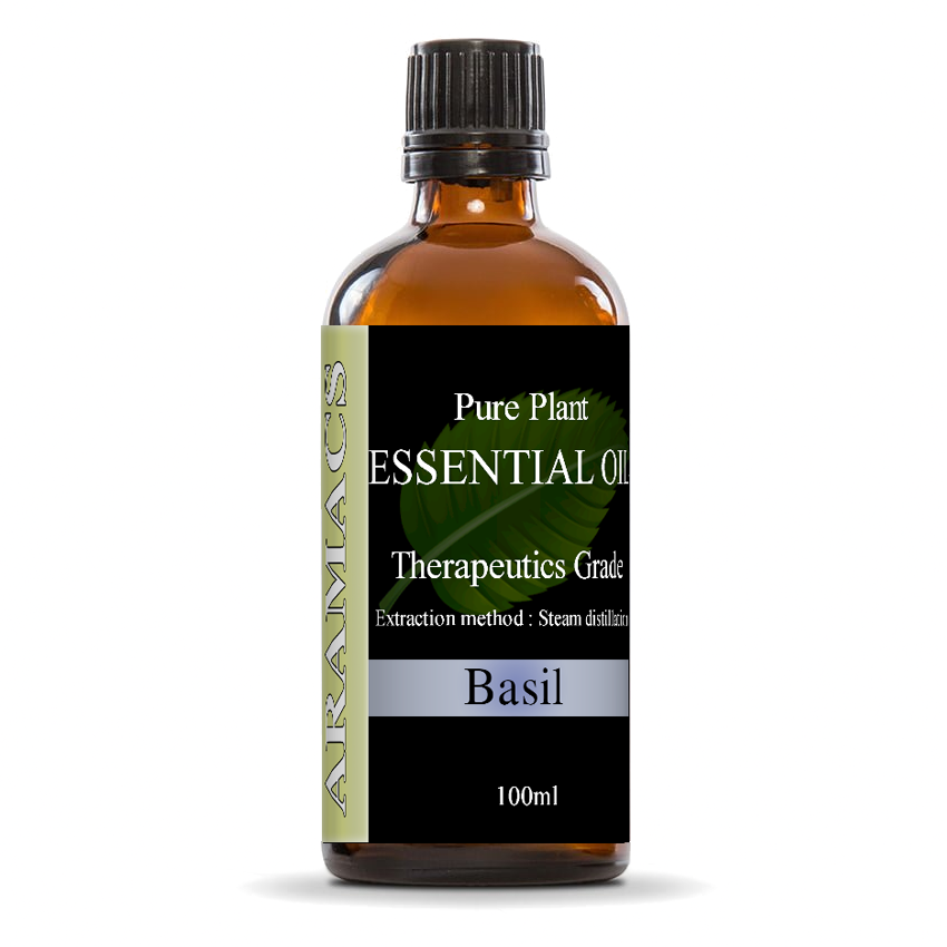 Pure essential oil Basil fragrance body lotion hair conditioner anti-mosquito car aramacs 10ml