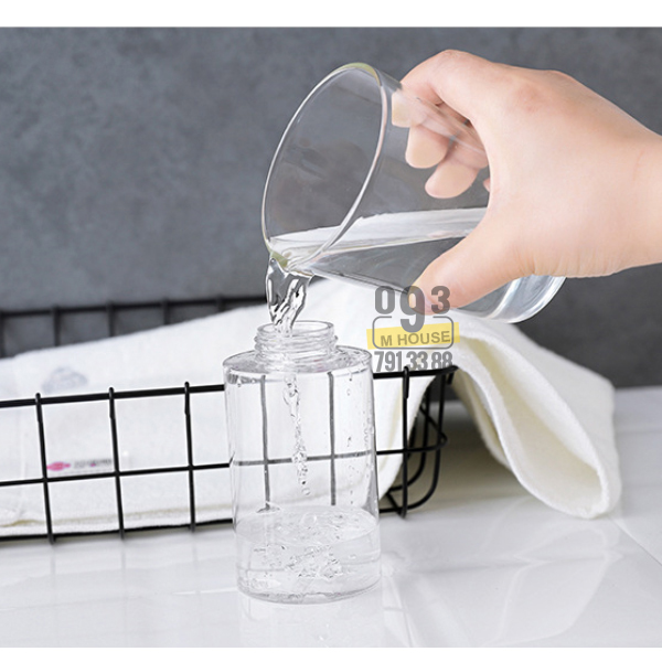 150ml Push Down Empty Pump Dispenser Clear Bottle Makeup Container PP Press Travel Bottles makeup remover bottle cosmetic remover bottle press dispenser bottle cosmetic removal dispenser bottle cosmetic removal press bottleFeatures: