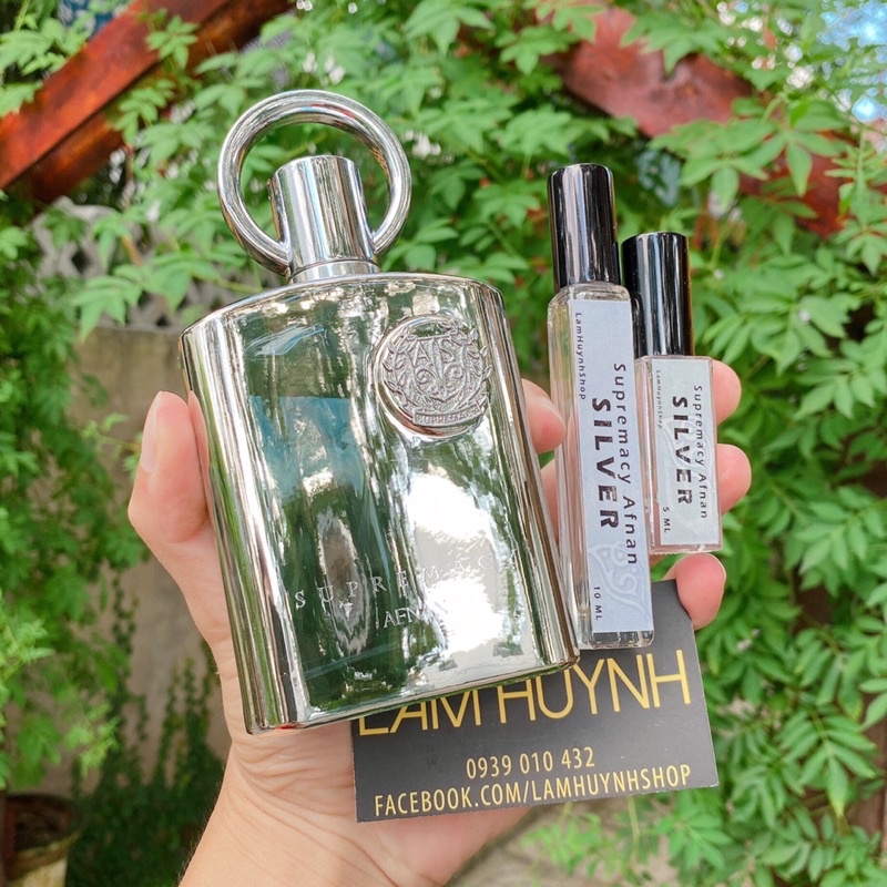 MẪU THỬ Nước Hoa SUPREMACY SILVER AFNAN 5ml - 10ml