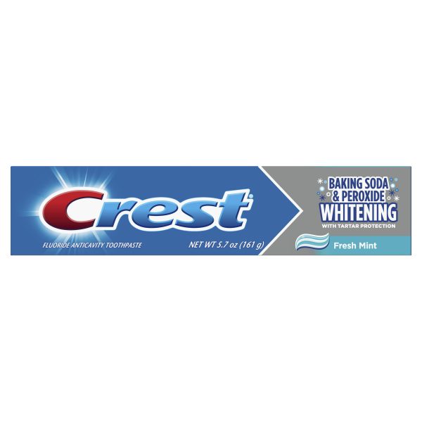 Kem đánh răng Crest Baking Soda & Peroxide Whitening 161G - Làm trắng răng