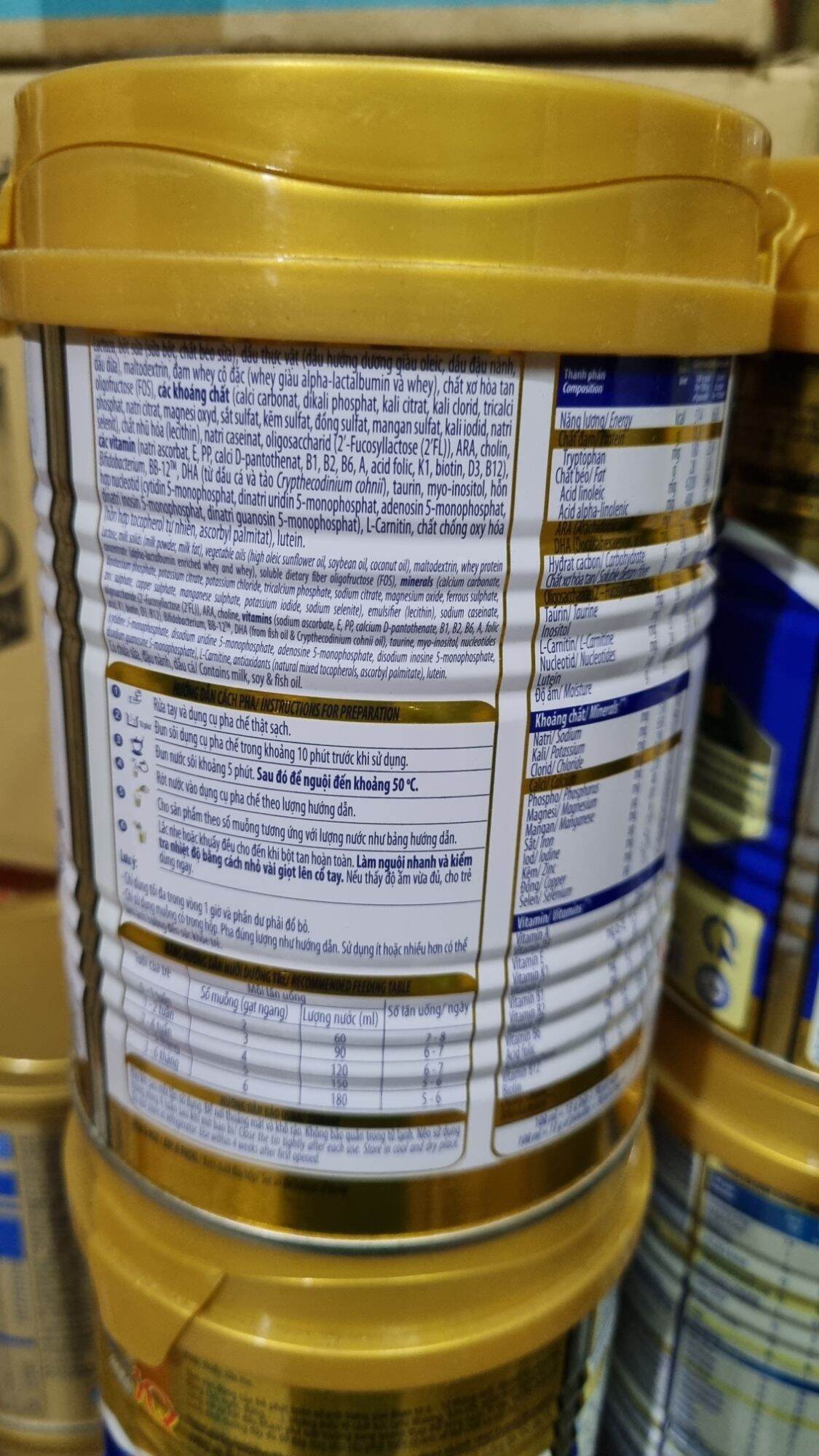 Sữa Optimum Gold 1 400g