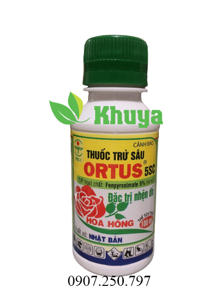 Trừ sâu Ortus 5SC 100ml trừ Nhện Đỏ hoa Hồng