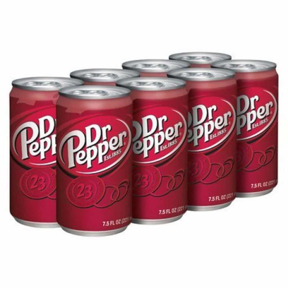 Nước ngọt Dr Pepper Soda 355ml /lon của Mỹ (1 cây 12 lon)