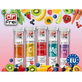 Viên sủi bổ sung collagen Dr. Frei Collagen (Tuýp 20 viên)