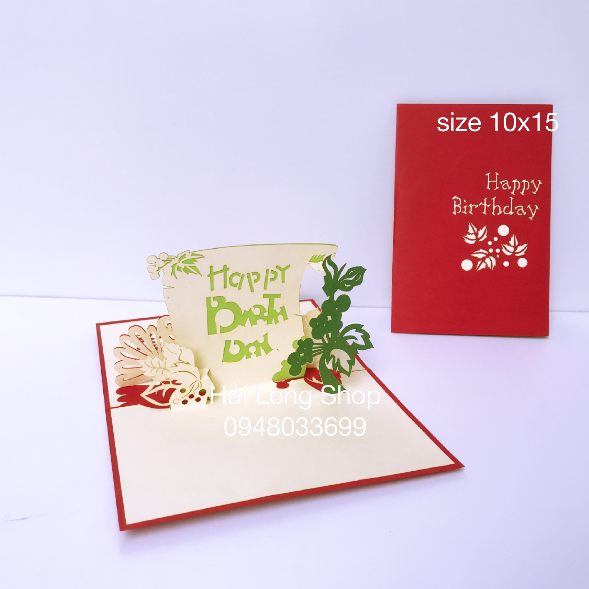 Con Quạ - Crow - Sinh Nhật -  Birthday - Thiệp 3D