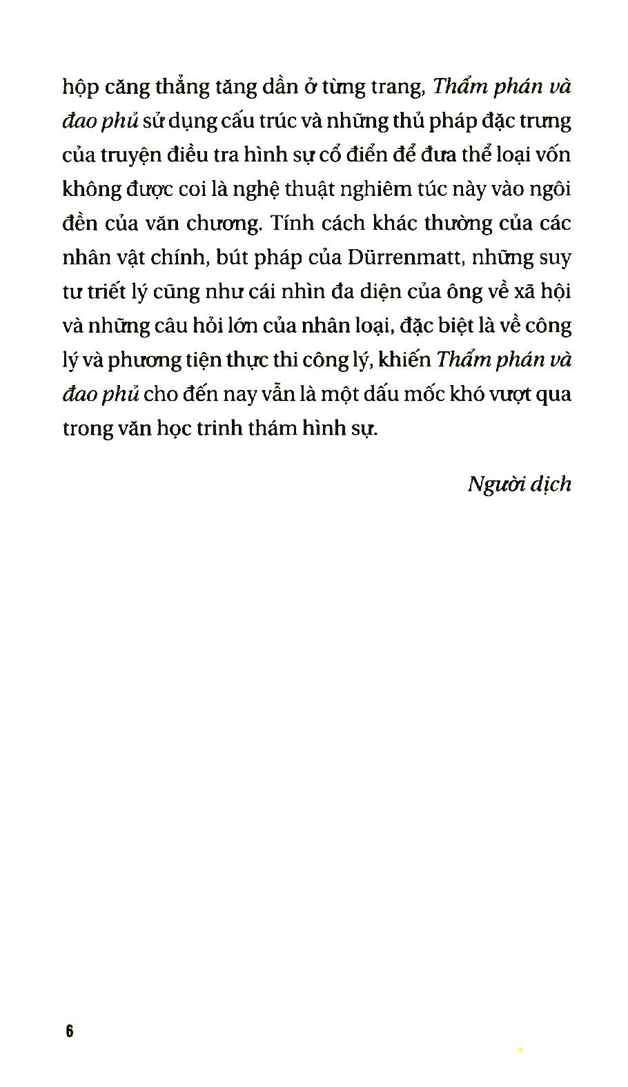 Thẩm Phán Và Đao Phủ - Phạm Hoài Nam,Friedrich Durrenmatt