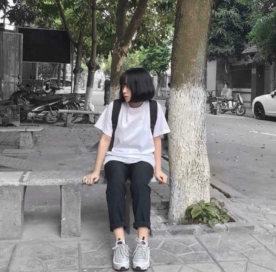 Quần Baggy Nữ Form Nhò Phong Cách Đơn Giản