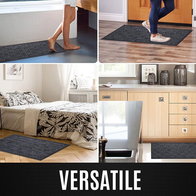 Front Door Mats, 45x75 cm, All Weather Entry and Back Yard Door Mat