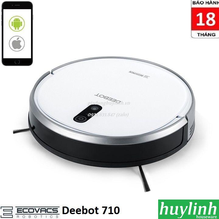 [HCM][Trả góp 0%]Robot hút bụi thông minh Ecovacs Deebot 710 - Chính hãng