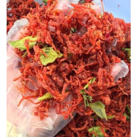 Khô bò sợi lá chanh hũ 500gr ( heo giã bò )