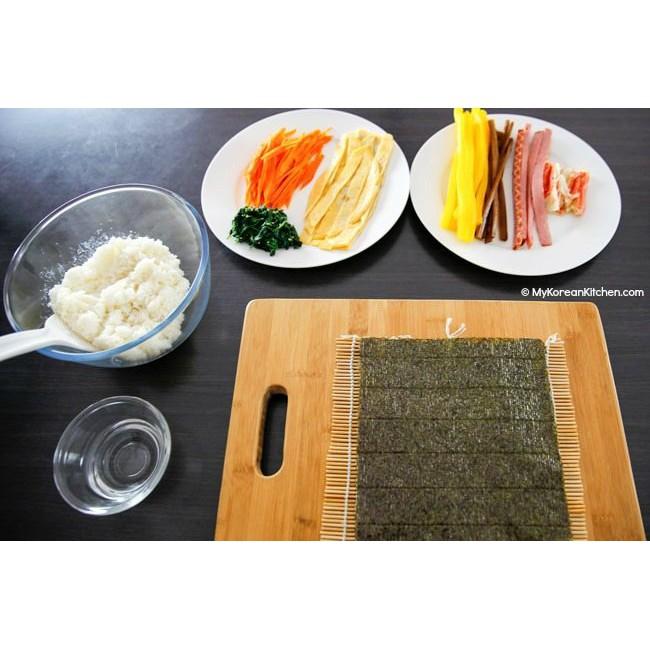 Rong biển cuộn cơm Hàn Quốc 10 lá