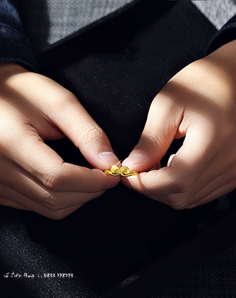 Nhẫn kim cô vàng 24k