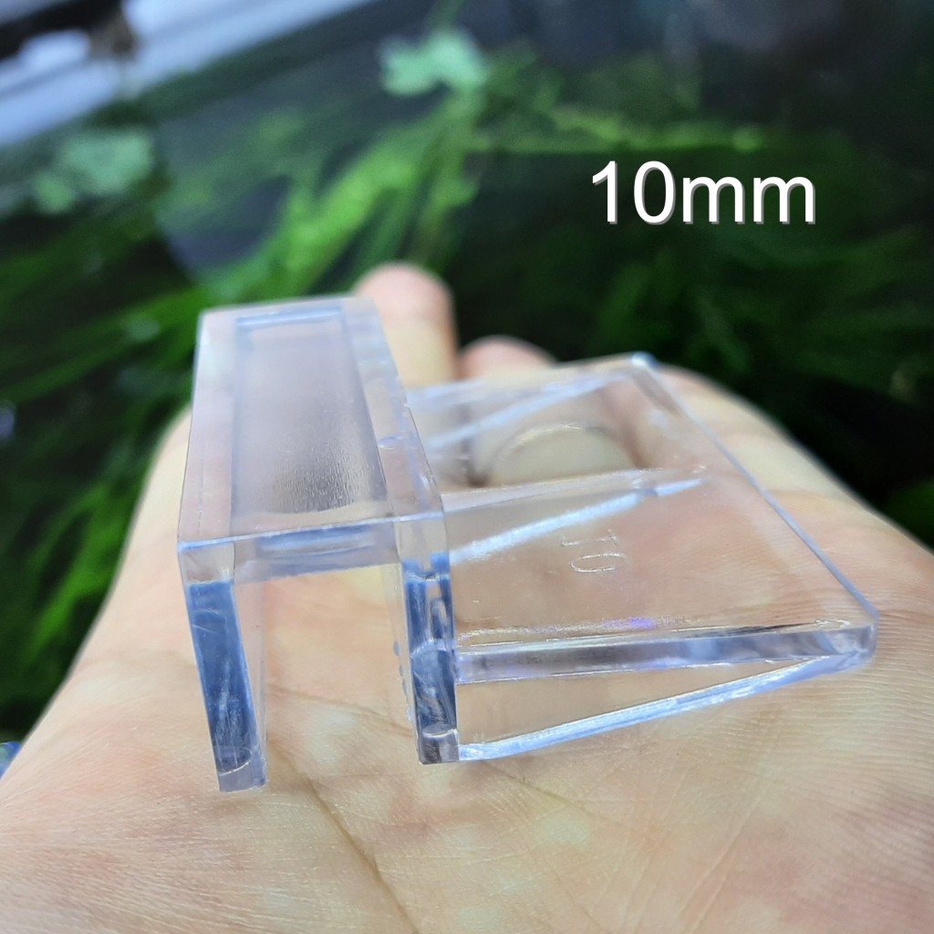 Giá đỡ nắp đậy bể cá | miếng kẹp kính acrylic dùng đỡ vỉ nhựa hồ cá cảnh