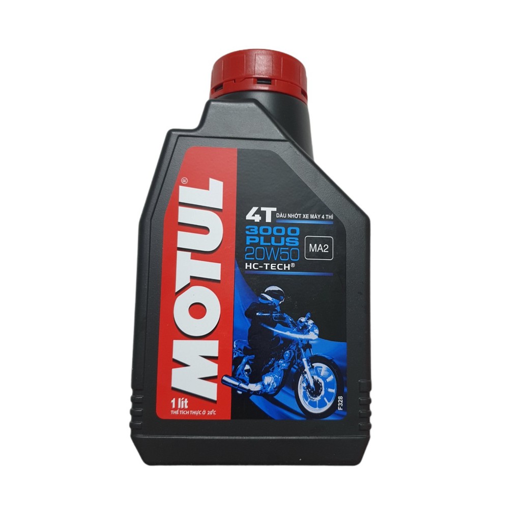 Nhớt motul 4t 3000 plus 20w50 ma2 xe số 1l