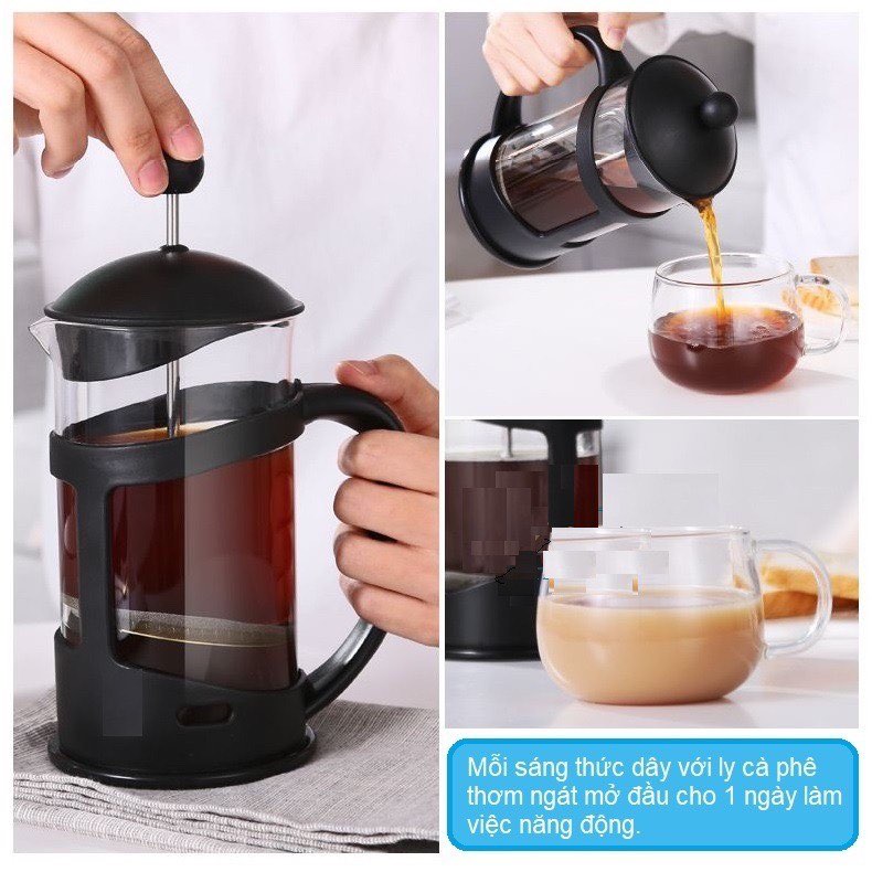 Bình Pha Cà Phê Kiểu Pháp Dung Tích 800ml Lock&Lock LLG018