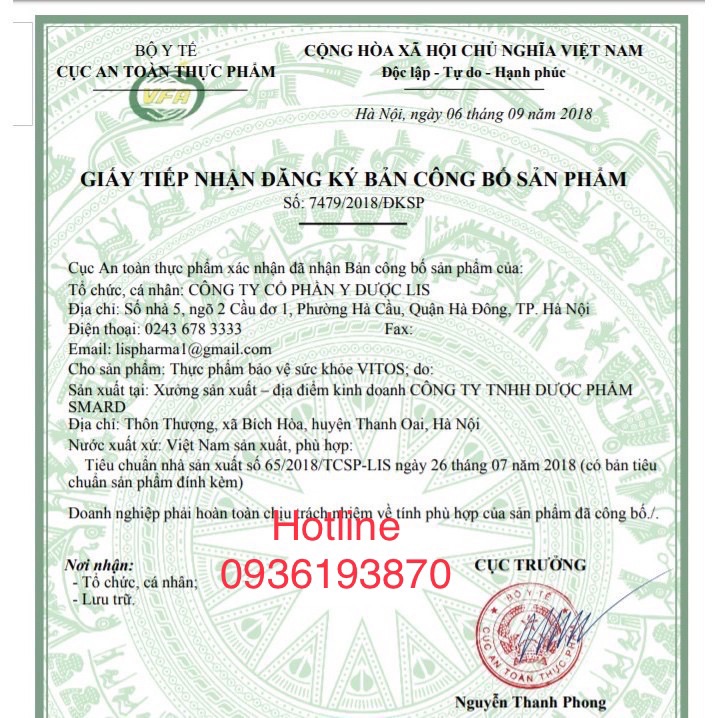 DẠ DÀY VITOS giúp hỗ trợ Dạ dày