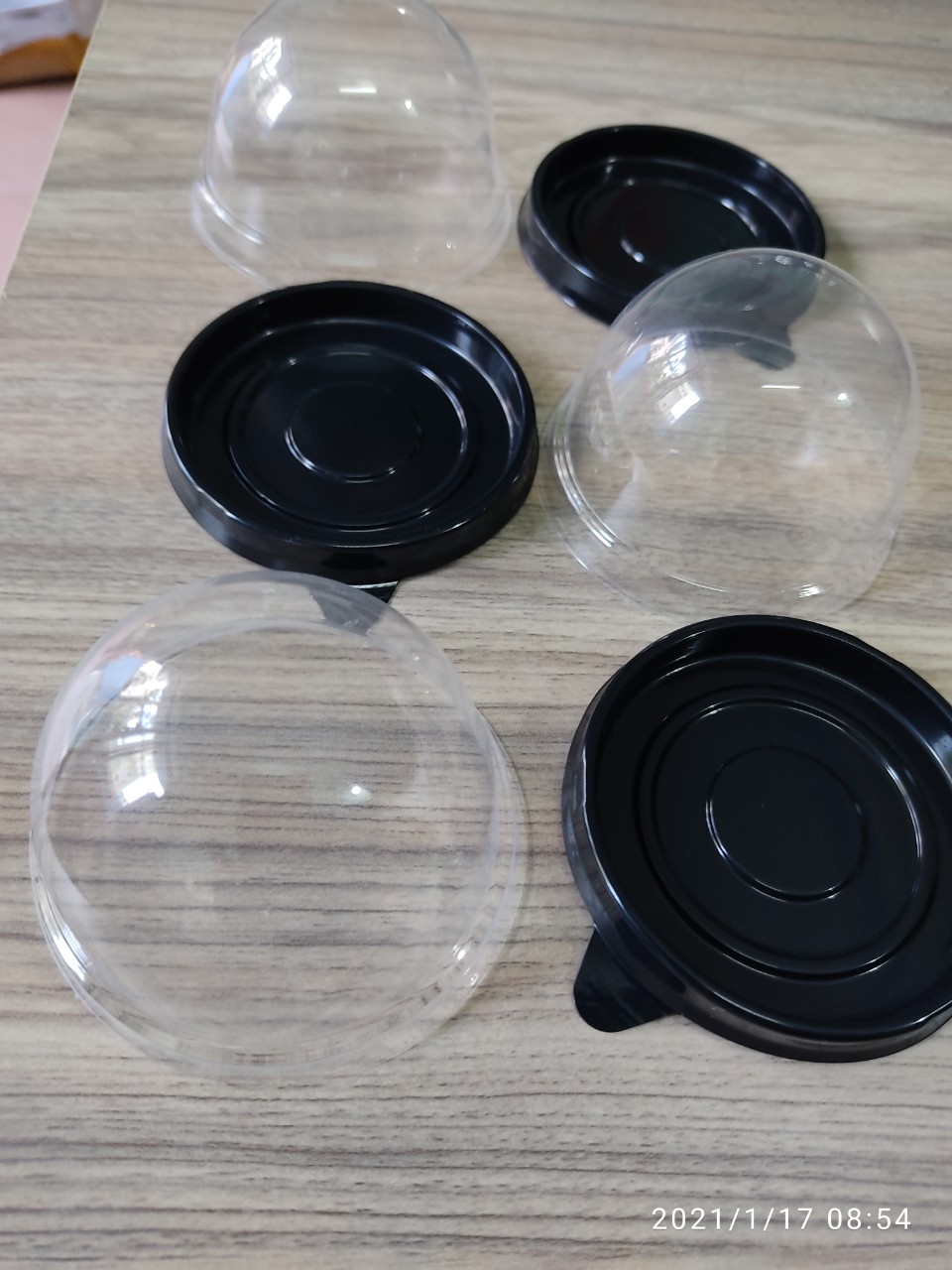BỘ 100 HỘP TRÒN  ĐỰNG BÁNH 80 GRAM ĐẾ ĐEN