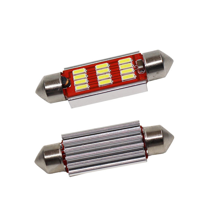 Bóng đèn led trần xe hơi 4014 (31mm,36mm,39mm,42mm) trắng