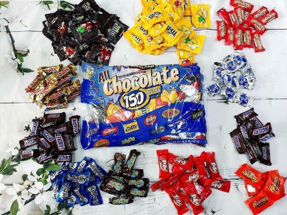 Socola Tổng Hợp M&M + Hersheys + Nestle (150 viên)
