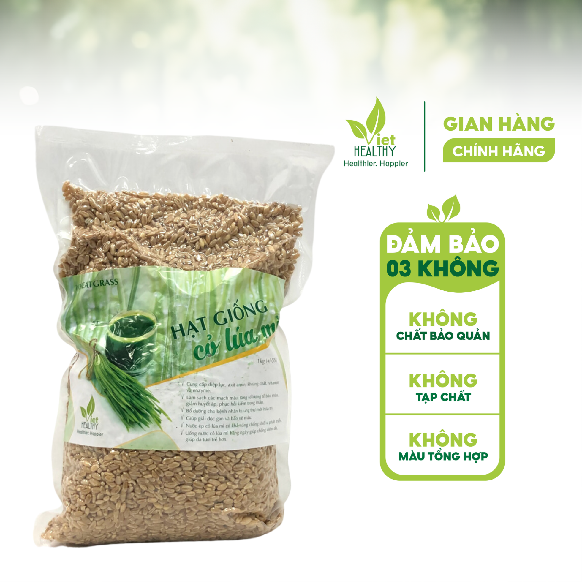 Hạt giống cỏ lúa mì 1kg