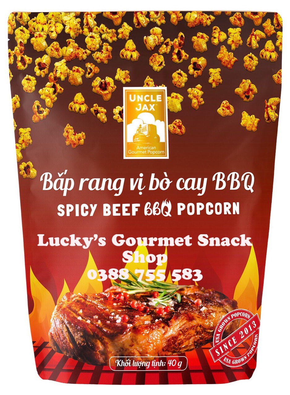 Bắp Rang Uncle Jax vị Bò Cay BBQ (40g)