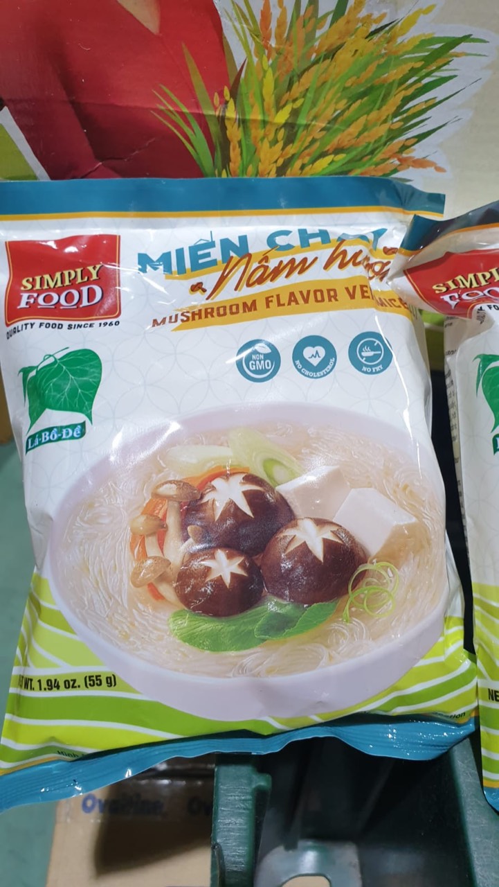 Miến chay Nấm Hương gói (15 gói/ thùng) - Vermicelli