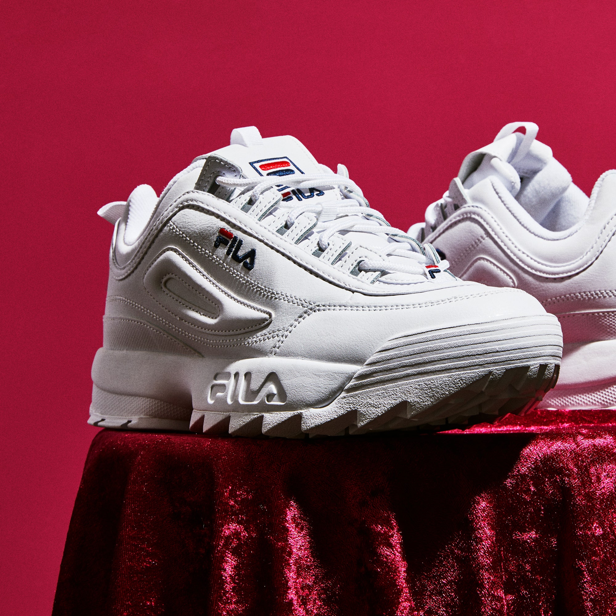 Giày Fila Trắng Nam nữ ( Fila Disruptor 2)