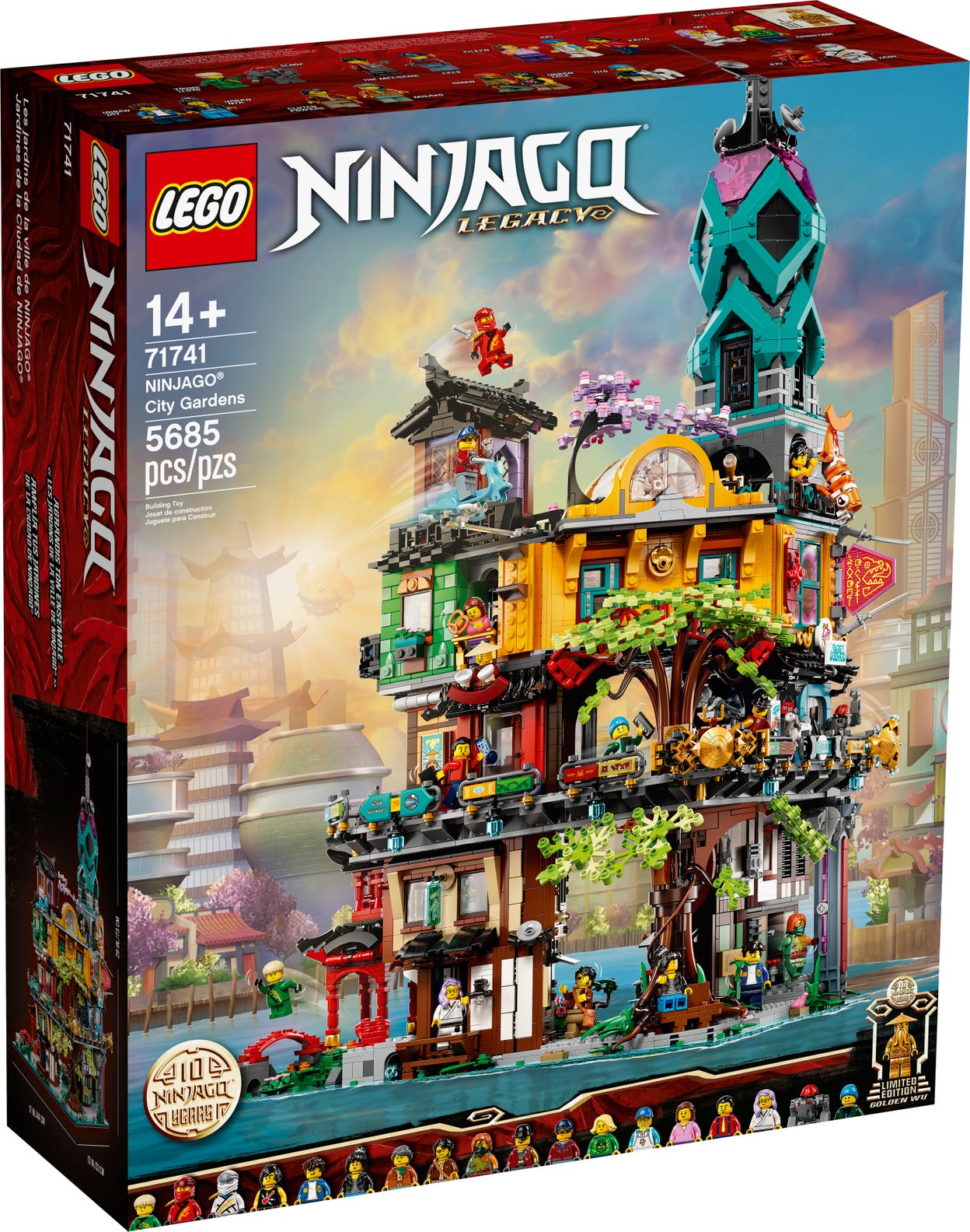 BRICK4U - LEGO  NINJAGO - 71741 - NINJAGO CITY GARDENS