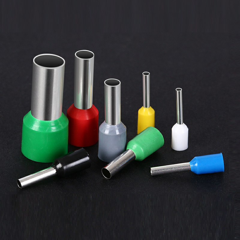 100 cái Đầu cos pin rỗng (pin thông) E0.5-08; E0.75-08; E1.0-08; E1.5-08; E2.5-08; E4.0-09; E6.0-12; E10-12; E16-12